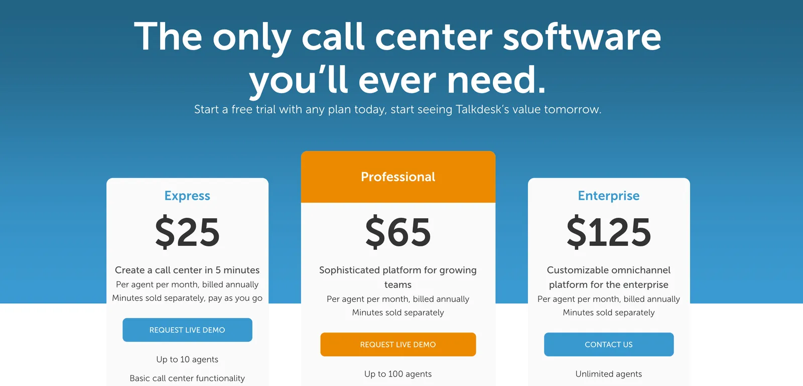 View the page at talkdesk.com/pricing